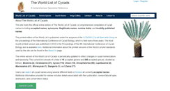 Desktop Screenshot of cycadlist.org